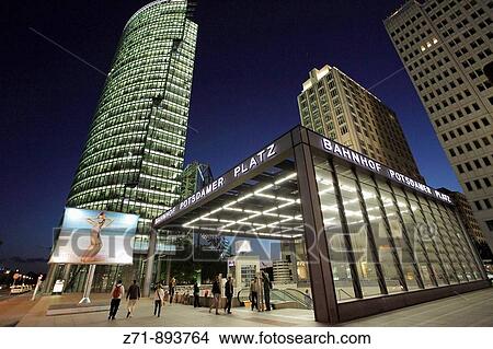 Germany, Berlin, Potsdamer Platz Station View Large Photo Image Picture - Germany, Berlin, Potsdamer Platz Station. Fotosearch