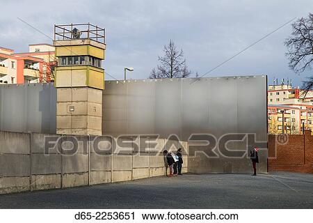 Germany, Berlin, Prenzlauer Berg, Berlin Wall Memorial, former watchtower. View Large Photo Image Stock Image - Germany, Berlin, Prenzlauer Berg, Berlin Wall Memorial, former watchtower.. Fotosearch