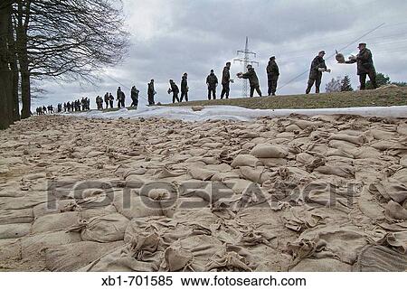 Germany, Lower Saxony, flood View Large Photo Image Stock Photography - Germany, Lower Saxony, flood. Fotosearch
