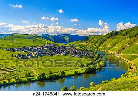 Germany, Moseltal, Mosel Valley, Trittenheim City, Mose River, vinyards View Large Photo Image Stock Image - Germany, Moseltal, Mosel Valley, Trittenheim City, Mose River, vinyards. Fotosearch