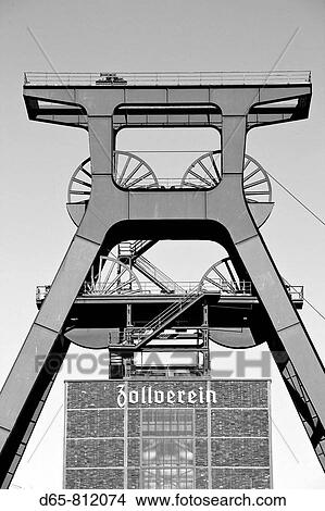 Germany, Nordrhein-Westfalen, Ruhr Basin, Essen, World Heritage Zollverein former coal mine View Large Photo Image Picture - Germany, Nordrhein-Westfalen, Ruhr Basin, Essen, World Heritage Zollverein former coal mine. Fotosearch