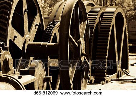 Stock Photo - Germany, Nordrhein-Westfalen, Ruhr Basin, Duisburg, North Duisburg Landscape Park, former Meiderich ironworks. Fotosearch