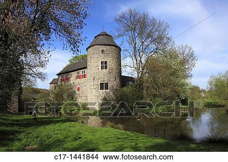 Germany Ratingen Anger Schwarzbach Bergisches Land Rhineland