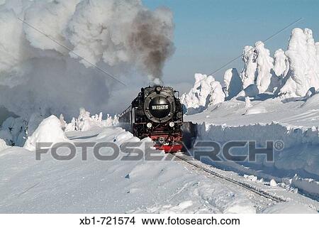 Germany, Saxony-Anhalt. Harz, Harzer Schmalspurbahn (Narrow gauge line). View Large Photo Image Picture - Germany, Saxony-Anhalt. Harz, Harzer Schmalspurbahn (Narrow gauge line).. Fotosearch