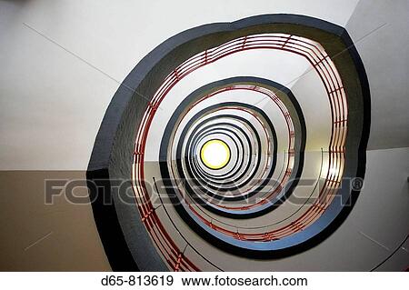 Germany, State of Hamburg, Hamburg, Merchant district, Sprinkenhof office building, staircase View Large Photo Image Stock Photo - Germany, State of Hamburg, Hamburg, Merchant district, Sprinkenhof office building, staircase. Fotosearch