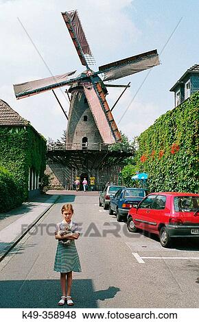 Germany. Xanten, Lower Rhine, North Rhine-Westphalia, Windmill View Large Photo Image Stock Photo - Germany. Xanten, Lower Rhine, North Rhine-Westphalia, Windmill. Fotosearch