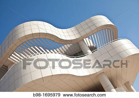 Getty Museum's mosern architecture View Large Photo Image Stock Photo - Getty Museum's mosern architecture. Fotosearch
