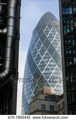 Gherkin building, City of London, England, UK View Large Photo Image Stock Image - Gherkin building, City of London, England, UK. Fotosearch
