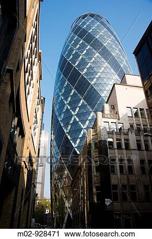 Gherkin Building, The City, London, UK View Large Photo Image Stock Image - Gherkin Building, The City, London, UK. Fotosearch