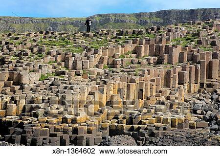 Stock Image - Giant's Causeway, Causeway Coast, Northern Ireland. Fotosearch