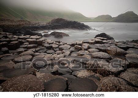Stock Image - Giants Causeway, County Antrim, Northern Ireland, UK. Fotosearch