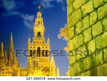 Stock Photo - Giralda. Sevilla. Spain. Fotosearch