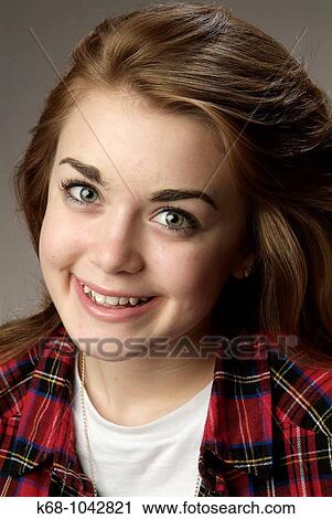 girl, 14, headshot, in studio View Large Photo Image Stock Image - girl, 14, headshot, in studio. Fotosearch