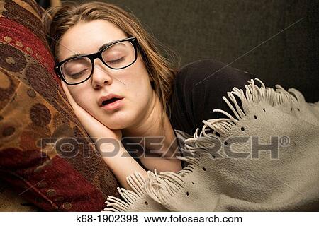 girl, 17, sleeping View Large Photo Image Stock Photo - girl, 17, sleeping. Fotosearch
