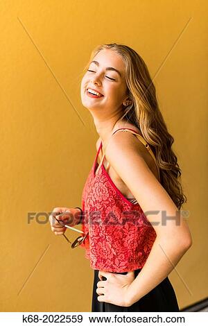 girl, 17 years. View Large Photo Image Stock Photo - girl, 17 years.. Fotosearch