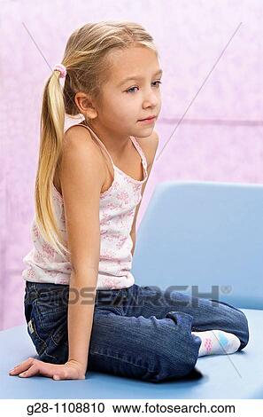 girl 7 year old meditating View Large Photo Image Stock Image - girl 7 year old meditating. Fotosearch