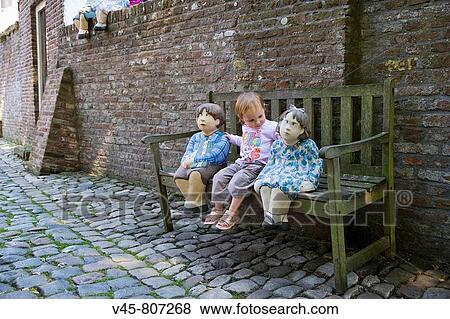 Girl and ceramic figurines, Veere, Zeeland, Netherlands View Large Photo Image Stock Photo - Girl and ceramic figurines, Veere, Zeeland, Netherlands. Fotosearch