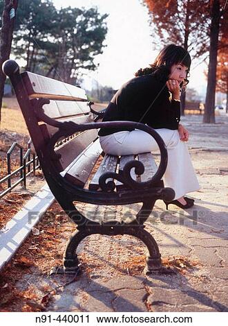 Girl at park. Daejeon, South Korea View Large Photo Image Stock Image - Girl at park. Daejeon, South Korea. Fotosearch