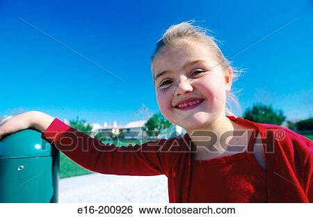 girl at playground View Large Photo Image Stock Photograph - girl at playground. Fotosearch