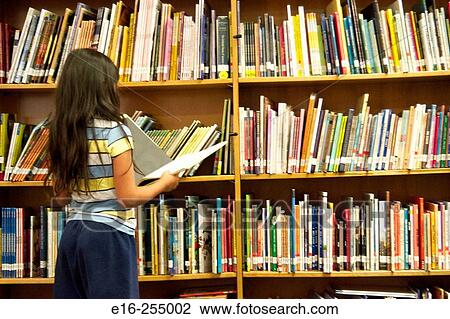 girl at school library View Large Photo Image Stock Image - girl at school library. Fotosearch