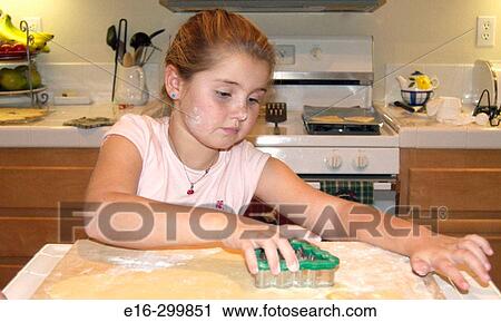girl baking cookies View Large Photo Image Stock Image - girl baking cookies. Fotosearch