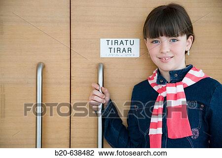Girl by sign in Braille system at Kursaal Center. San Sebastian, Guipuzcoa, Euskadi, Spain View Large Photo Image Stock Image - Girl by sign in Braille system at Kursaal Center. San Sebastian, Guipuzcoa, Euskadi, Spain. Fotosearch