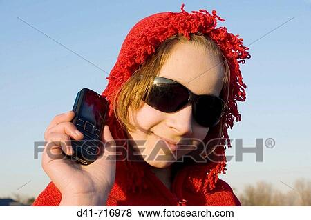 girl child mobile phone mixed race in red hood mobile phone View Large Photo Image Stock Photo - girl child mobile phone mixed race in red hood mobile phone. Fotosearch