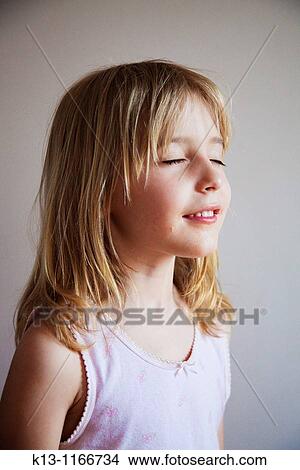 Picture - Girl daydreaming. Fotosearch