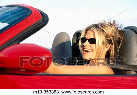 girl driving a convertible View Large Photo Image Stock Image - girl driving a convertible. Fotosearch