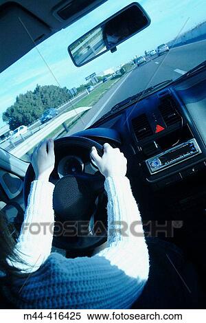 Girl driving. View Large Photo Image Stock Photography - Girl driving.. Fotosearch