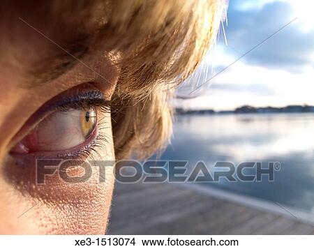 Girl eye seeing landscape View Large Photo Image Picture - Girl eye seeing landscape. Fotosearch