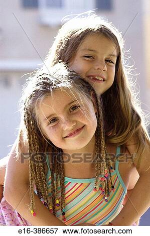 Stock Photo - girl friends. Fotosearch