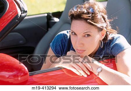 girl in a convertible View Large Photo Image Picture - girl in a convertible. Fotosearch
