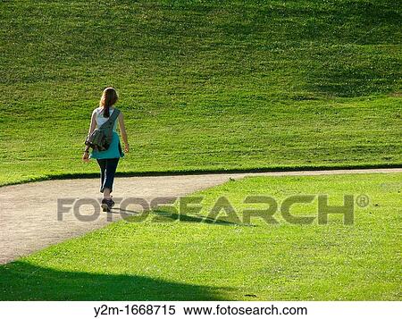 Girl in a park View Large Photo Image Stock Photography - Girl in a park. Fotosearch
