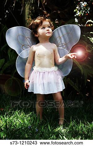 Girl in angel costume View Large Photo Image Stock Image - Girl in angel costume. Fotosearch