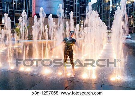 Girl in fountain, PPG Plaza in Pittsburgh View Large Photo Image Stock Photo - Girl in fountain, PPG Plaza in Pittsburgh. Fotosearch