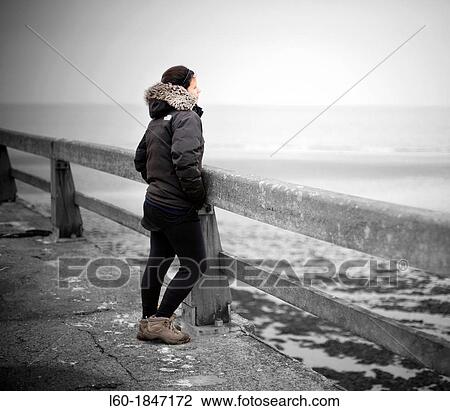 Girl in Grandcamp, Normandy, France View Large Photo Image Stock Image - Girl in Grandcamp, Normandy, France. Fotosearch