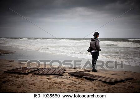 Girl in Matalascaas beach, Huelva province, Andalusia, Spain View Large Photo Image Stock Image - Girl in Matalascaas beach, Huelva province, Andalusia, Spain. Fotosearch
