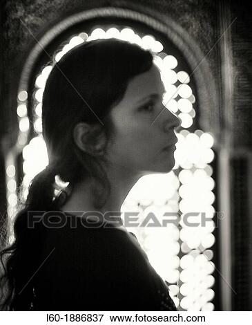 Girl in the Alhambra, Spain View Large Photo Image Stock Photo - Girl in the Alhambra, Spain. Fotosearch