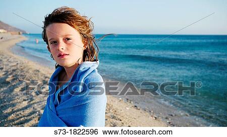 Girl in the beach in Cabo de Gata, Almer? a, Andalusia, Spain View Large Photo Image Stock Photograph - Girl in the beach in Cabo de Gata, Almer? a, Andalusia, Spain. Fotosearch