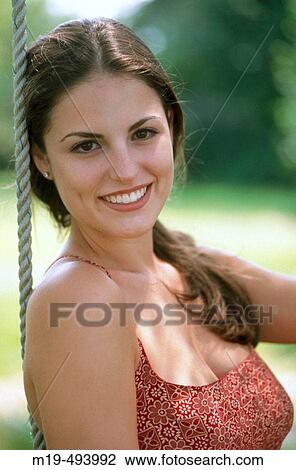 girl on a swing View Large Photo Image Stock Image - girl on a swing. Fotosearch