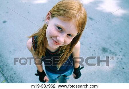Girl on in-line skates View Large Photo Image Stock Image - Girl on in-line skates. Fotosearch