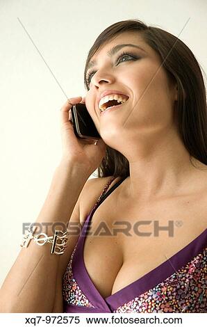 Girl on phone View Large Photo Image Stock Photography - Girl on phone. Fotosearch