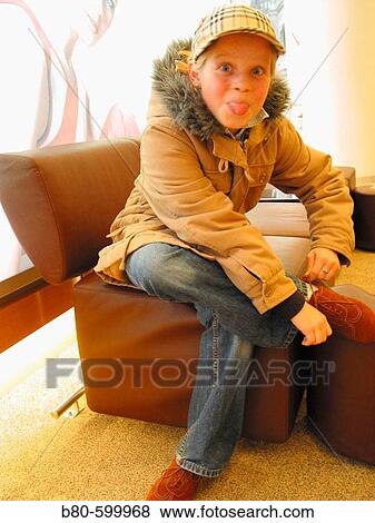 Stock Photo - Girl, shoe shop. Hamburg. Germany. Fotosearch