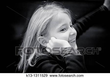 Girl smiling View Large Photo Image Stock Photo - Girl smiling. Fotosearch