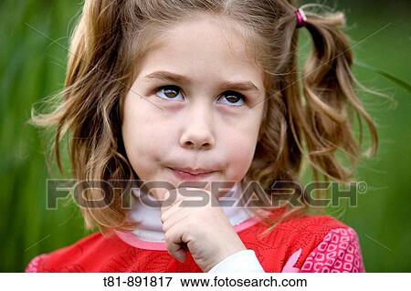 girl, thinking View Large Photo Image Stock Photo - girl, thinking. Fotosearch