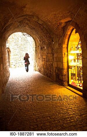 Girl walking in Sarlat-la-Can? da, Perigord, Dordogne, France View Large Photo Image Stock Image - Girl walking in Sarlat-la-Can? da, Perigord, Dordogne, France. Fotosearch