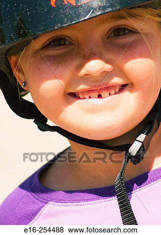 girl with bike helmet View Large Photo Image Stock Photo - girl with bike helmet. Fotosearch