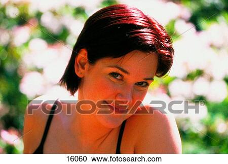 Girl with red hair View Large Photo Image Stock Image - Girl with red hair. Fotosearch