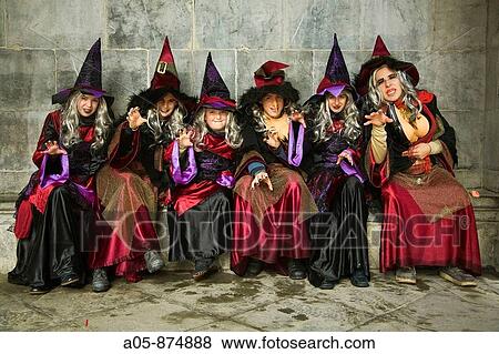 Girls dressed as witches, carnival, Tolosa. Guipuzcoa, Basque Country, Spain View Large Photo Image Stock Photo - Girls dressed as witches, carnival, Tolosa. Guipuzcoa, Basque Country, Spain. Fotosearch